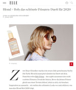 ELLE - BOB HAIRSTYLE WITH LIGHTWEIGHT TREATMENT SHIMMERING BODY & HAIR OIL